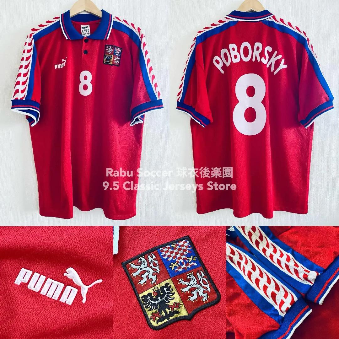 チェコ代表 1996 ホーム ユニフォーム #8 ポボルスキー