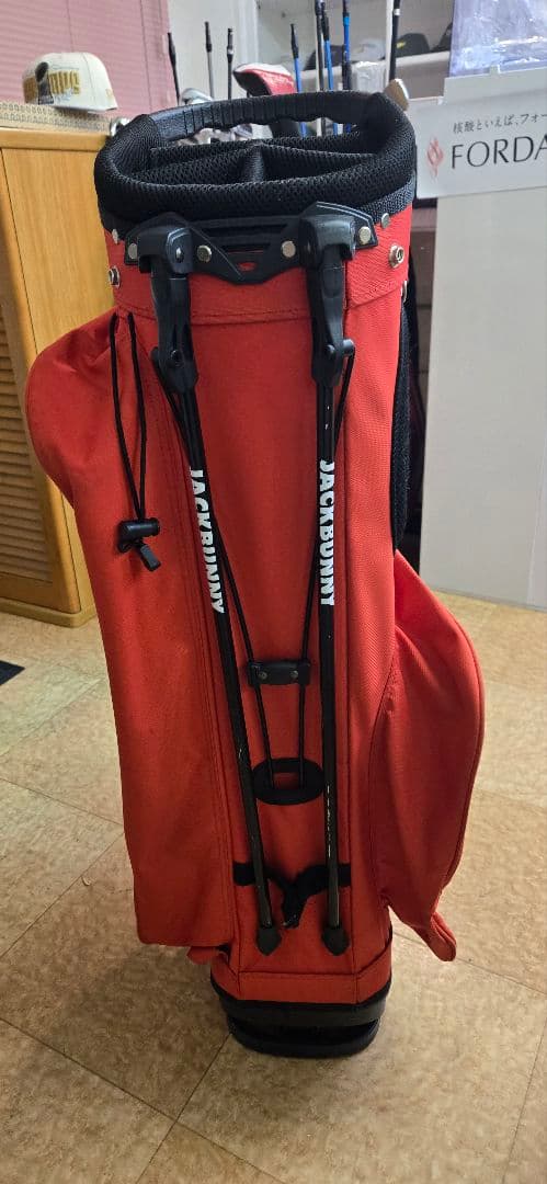 JACK BUNNY ゴルフバッグ オレンジ