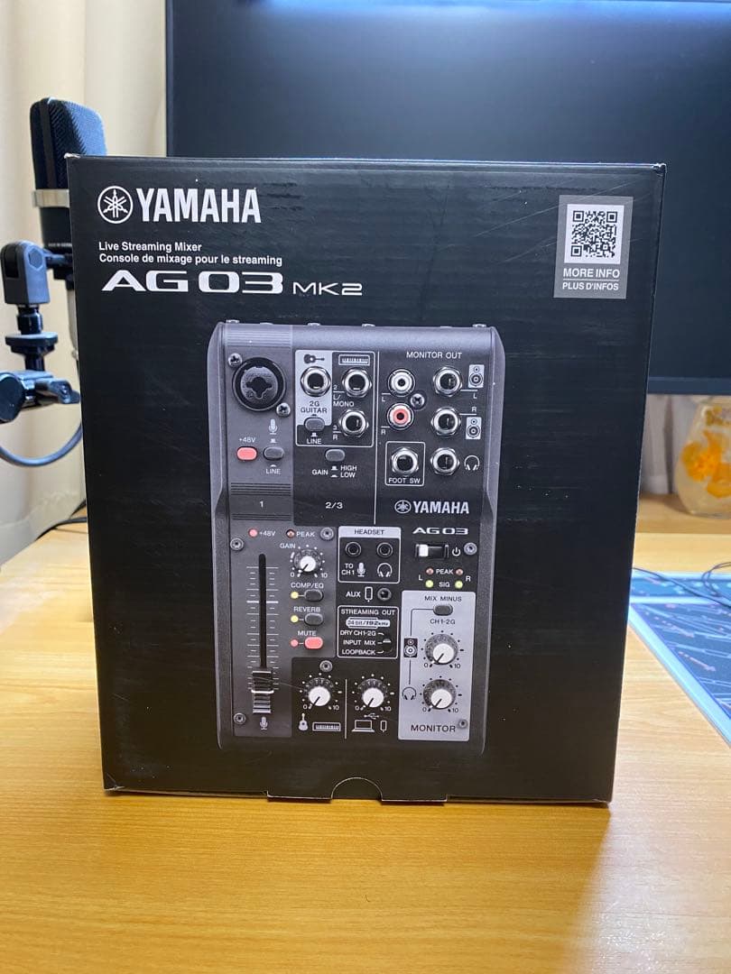 【箱・付属品完備】Yamaha AG03 MK2