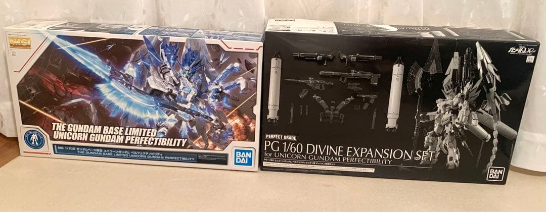 【送料込 2点】MG 1/100 & PG 1/60 ユニコーンガンダム 未組立