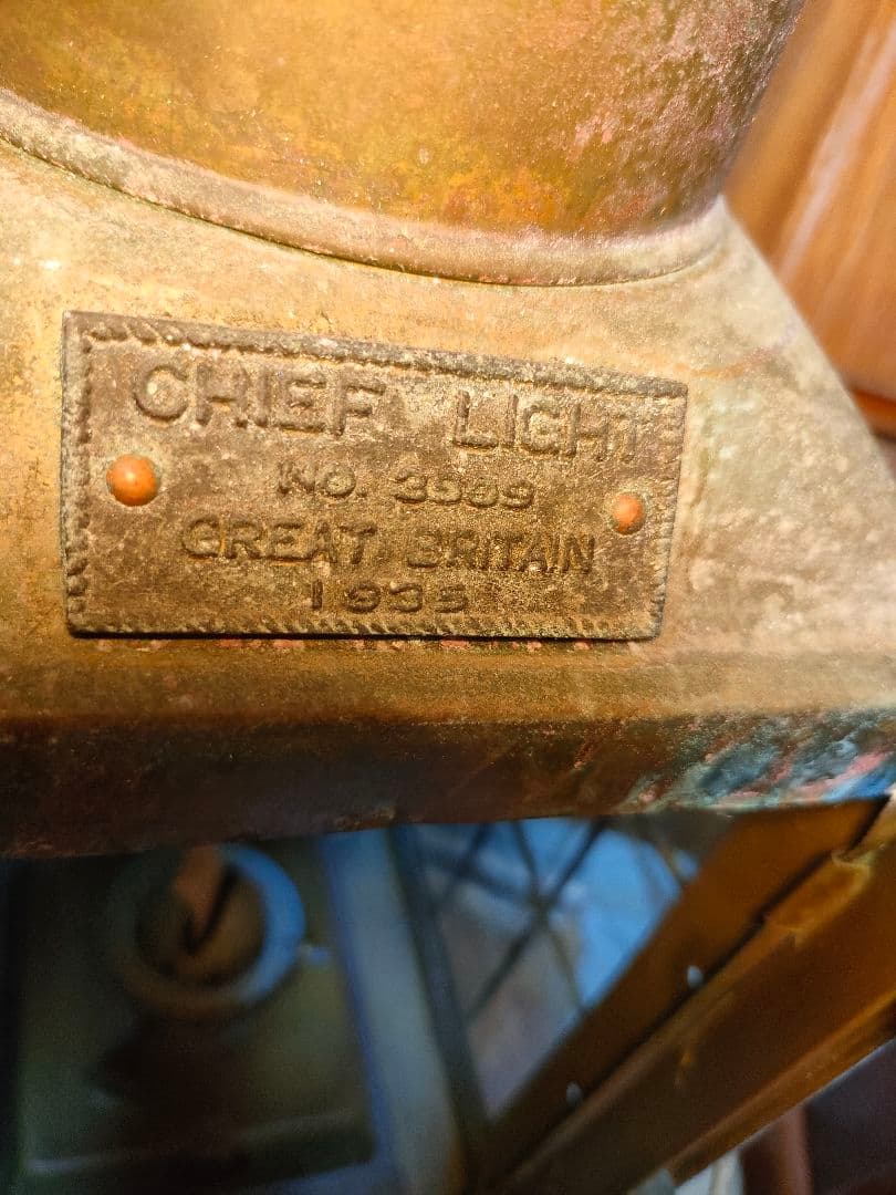 ✷antique✷CHIEF LIGHT✷真鍮
