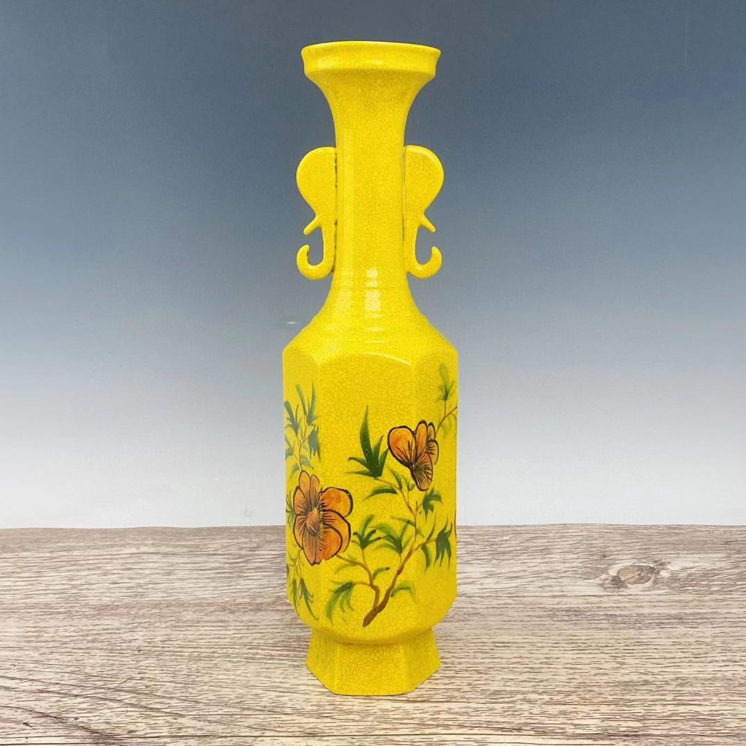 中国古美術・旧蔵の磁器・大周柴窯に描かれた彩色の花瓶・置物・書道・茶道具・文房具