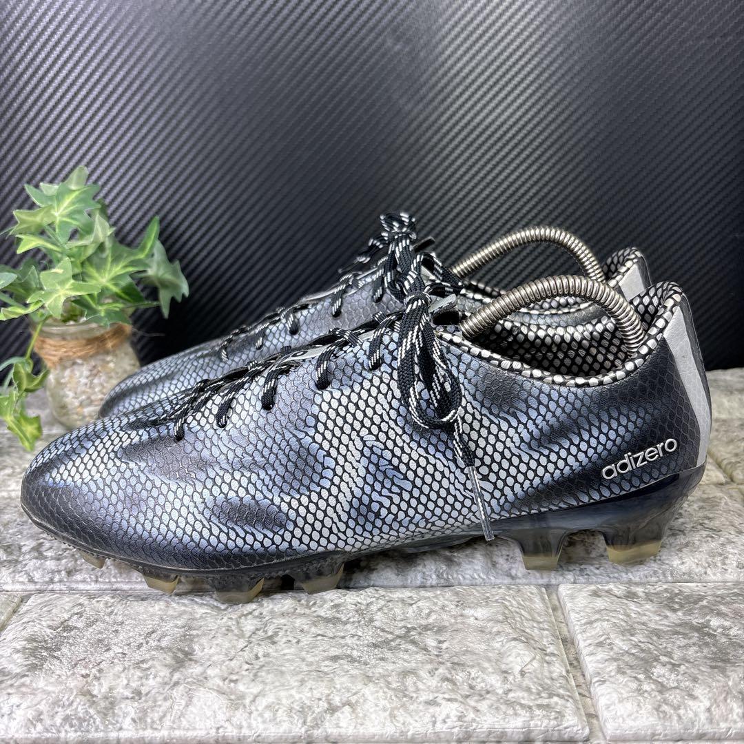 【美品】adidasアディゼロ F50 コアブラック/シルバーメット