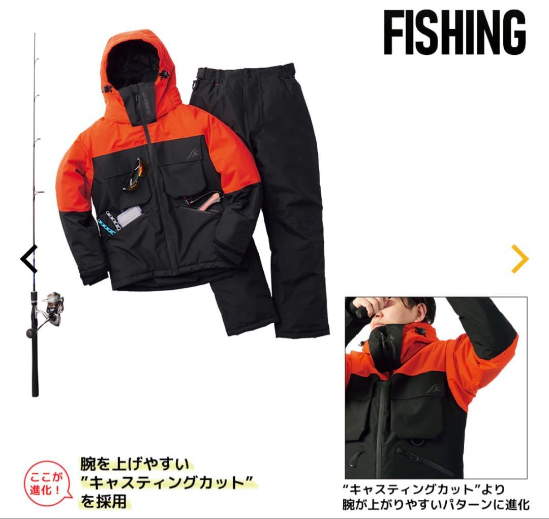 【新品】2025年モデル ワークマンイージス防水防寒スーツLLオーシャンオレンジ