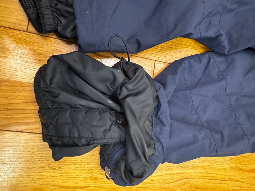 The North Face 子ども用スキーウェア ネイビー　おまけグローブ付き