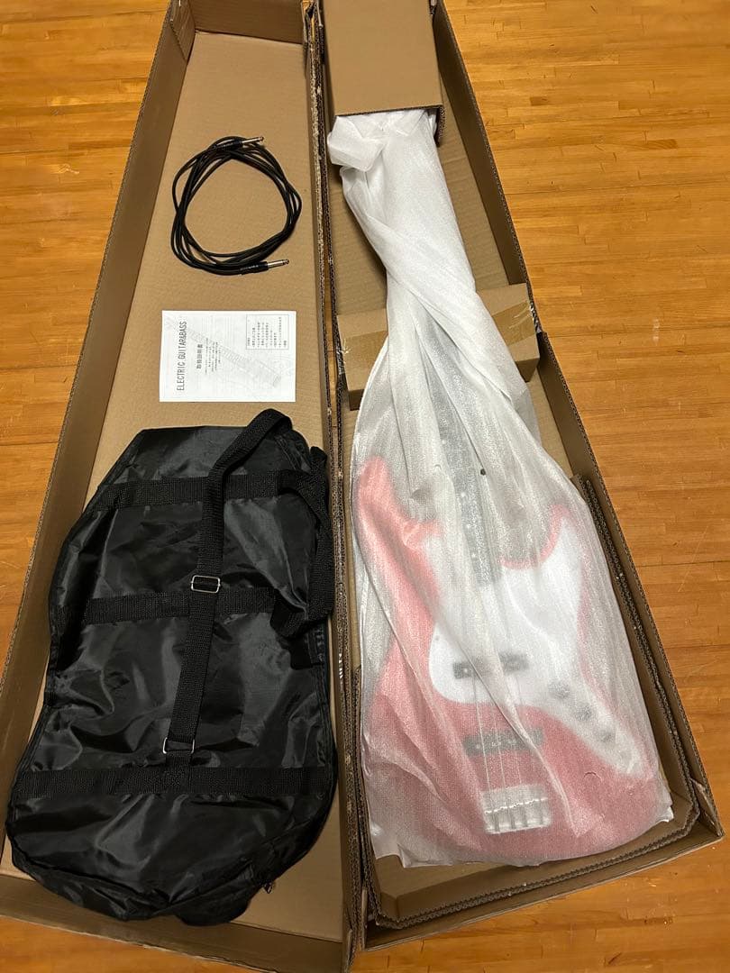 3ヶ月使用 PHOTOGENIC エレキベース メタリックレッド 付属品3つ有