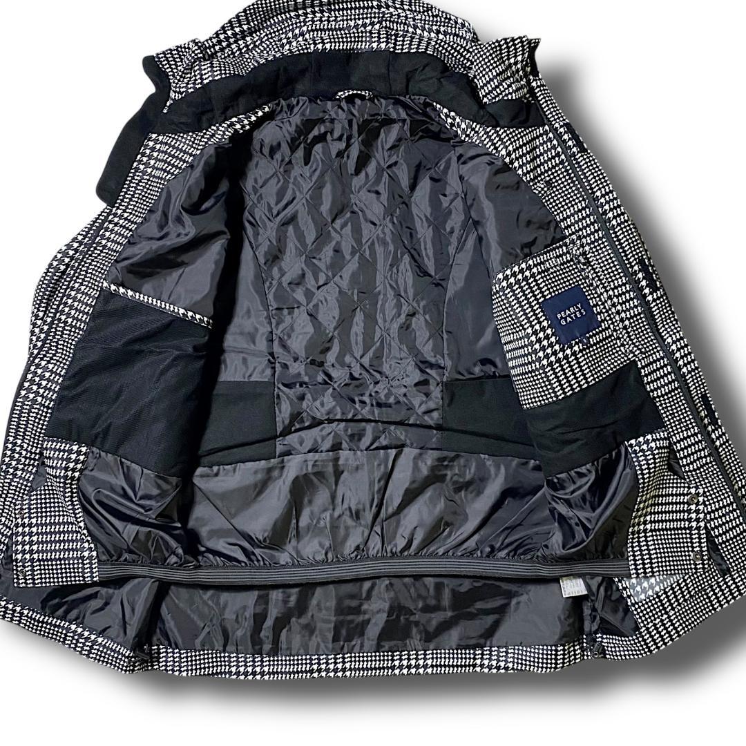 5 定価6.6万 パーリーゲイツ 千鳥格子柄 スノーウエア ジャケット スノボ