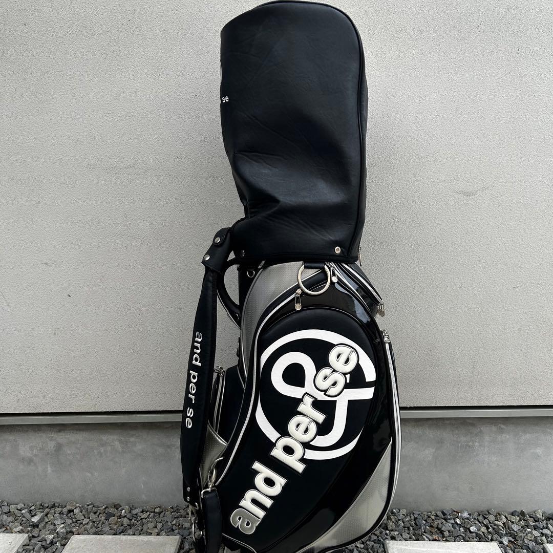 and per se★アンパスィ ゴルフ 9.5型 エナメル プロモデル