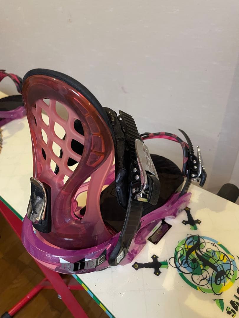 SALOMON スノーボード 155cm RIDE BIN(M) セット 美品