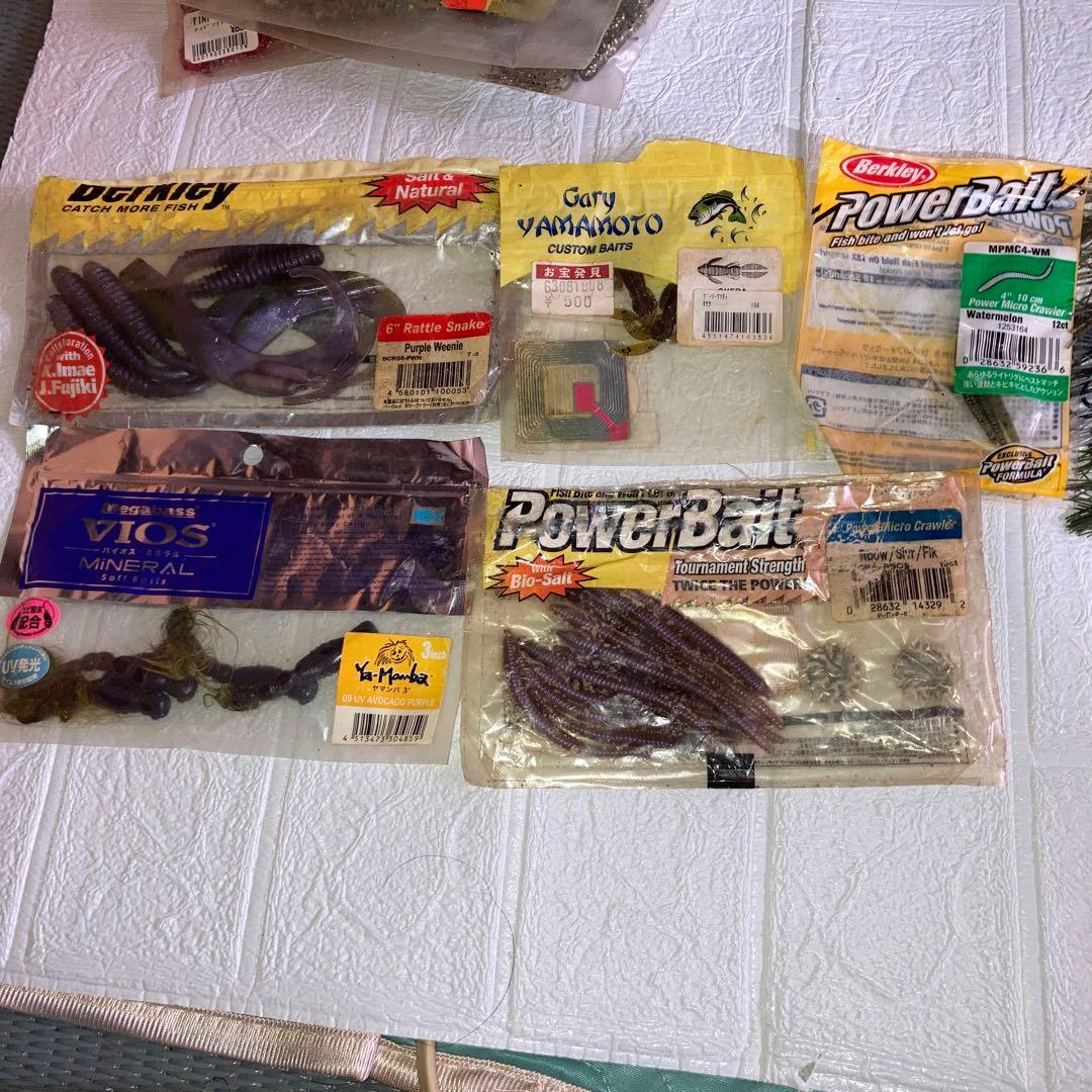 ルアー　まとめ売り　バス釣り　大量セット　ワーム　ボックス付き