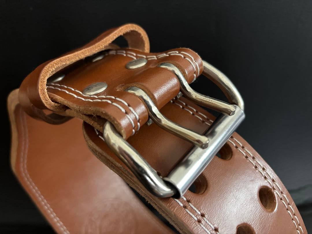 GOLD’S GYM ゴールドジム プロレザーベルトSサイズ