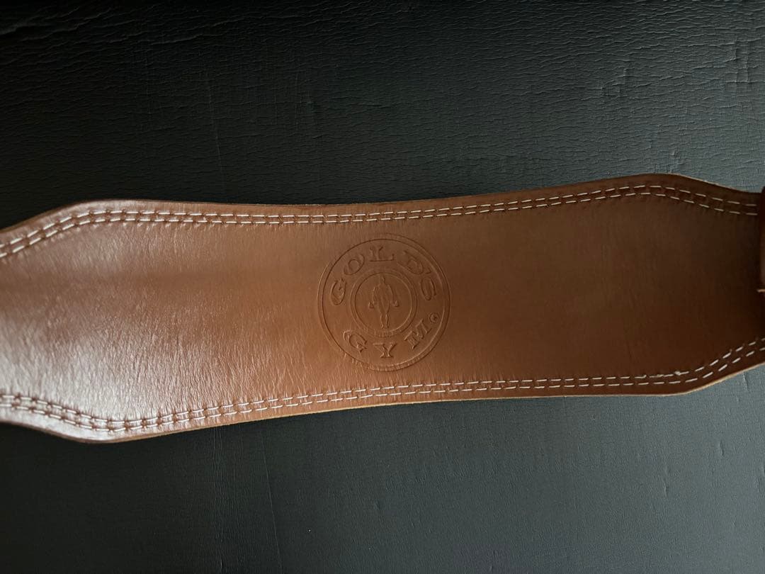 GOLD’S GYM ゴールドジム プロレザーベルトSサイズ