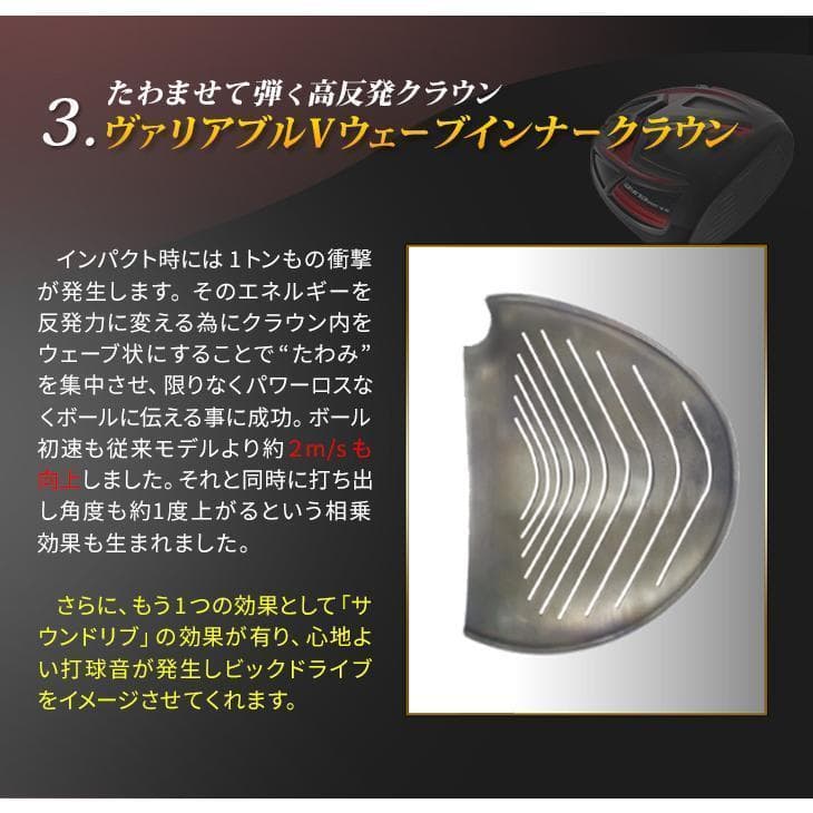 【新品】CBR BLACKⅡ SLE適合モデル 低ロフト 6°～ ヘッドのみ