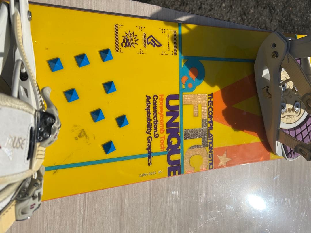 FTCの板(146㎝)とFLOWのビンディング