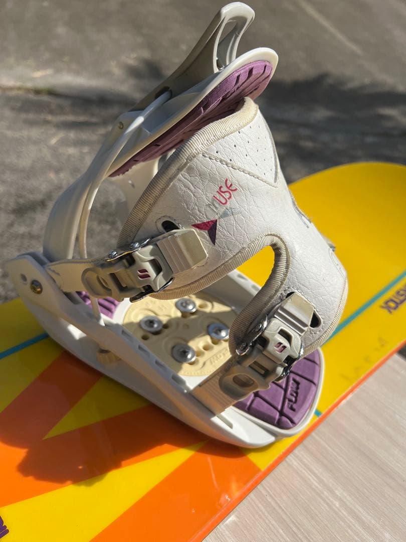 FTCの板(146㎝)とFLOWのビンディング