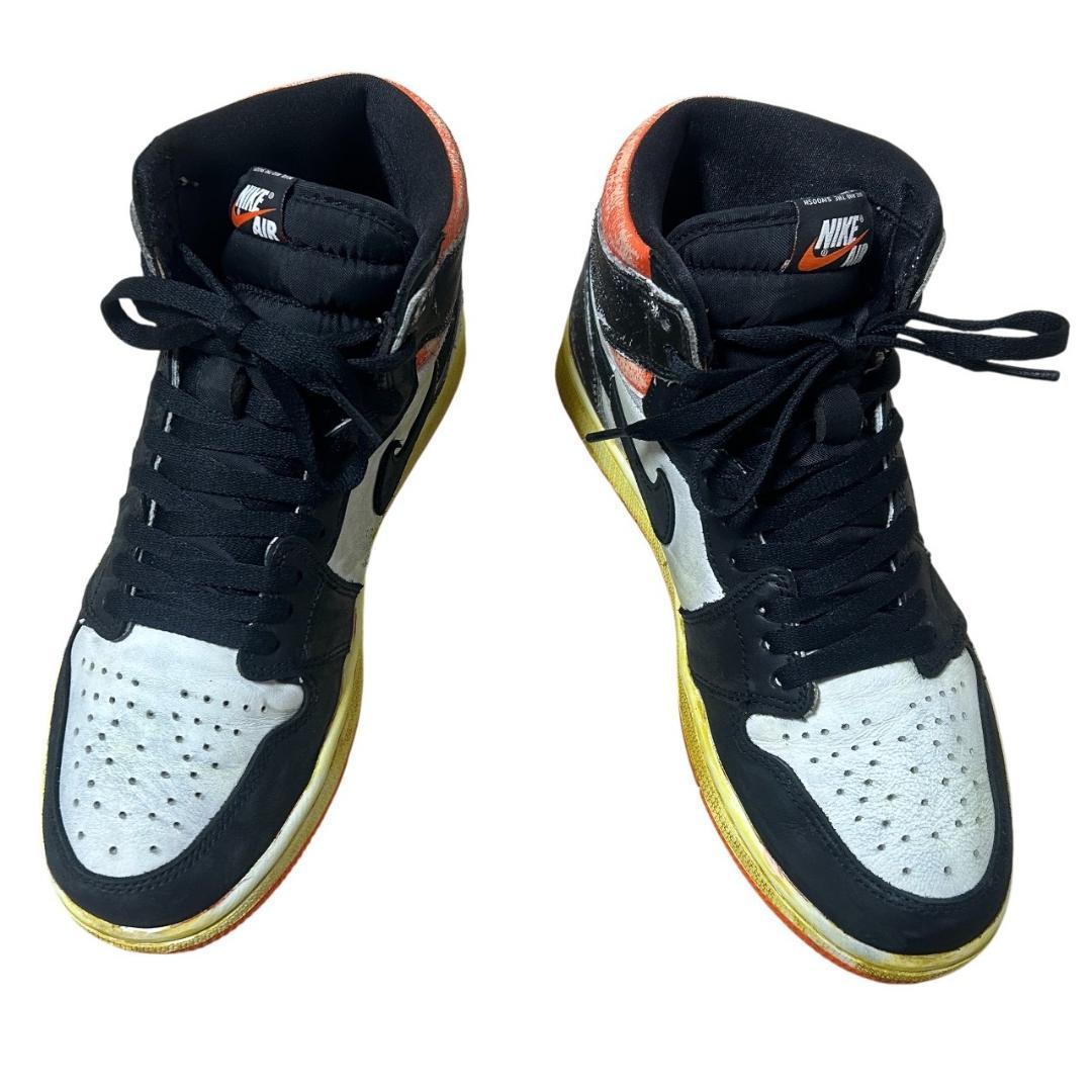 エアジョーダン1/Air Jordan1ビンテージ加工スニーカーbhkbdflA