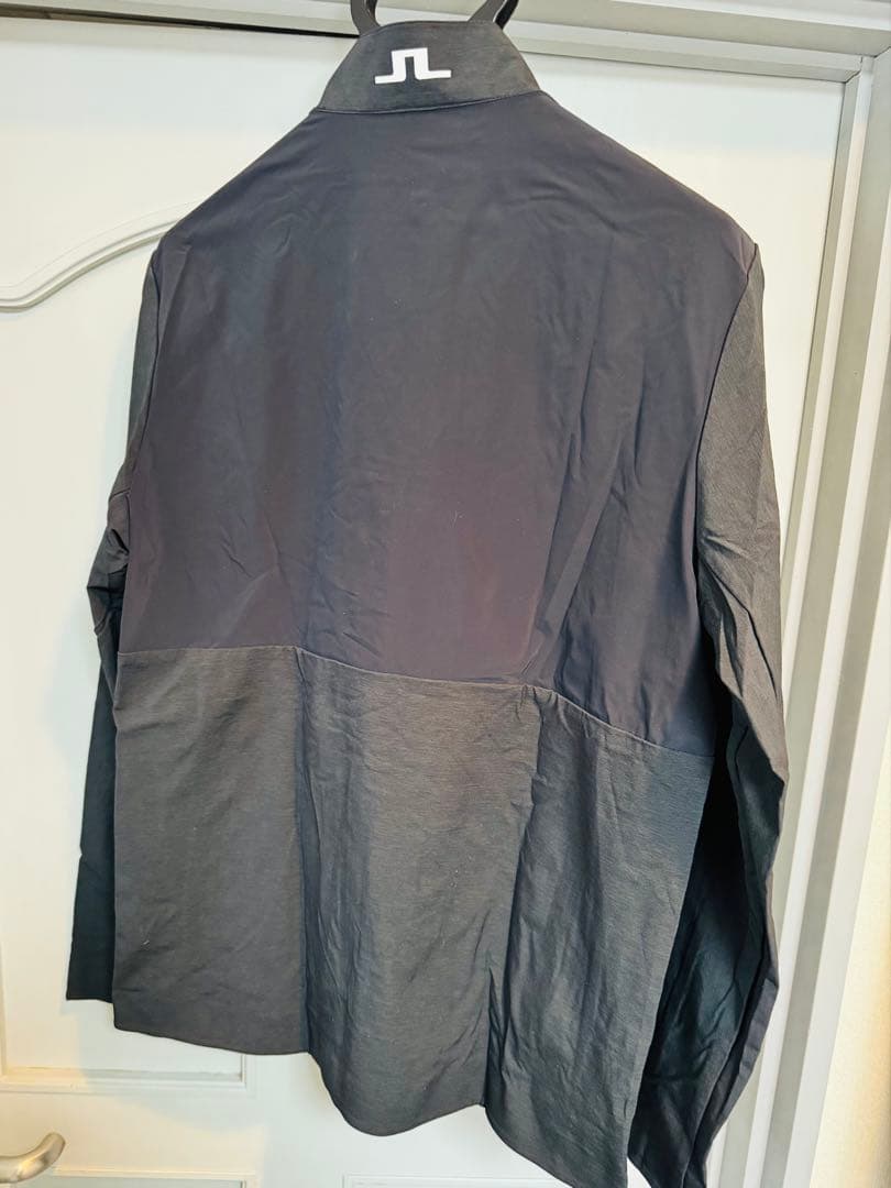 ジェイリンドバーグ　ブラック フルジップジャケット 中綿パネル付き　M