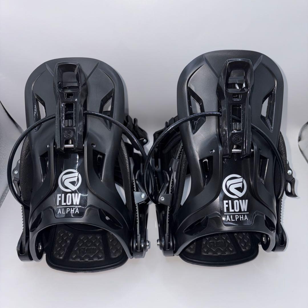 【未使用品級】FLOW ALPHA スノーボード ビンディング LG-Lサイズ