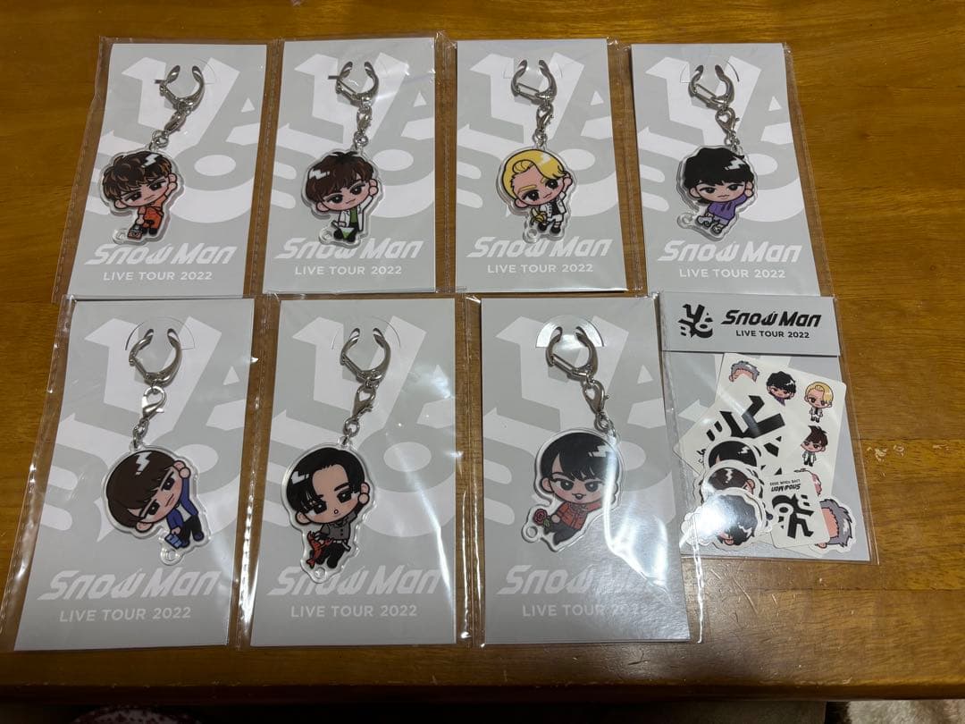 Man♡スノチルぶら下がりキーホルダーセット＋シール