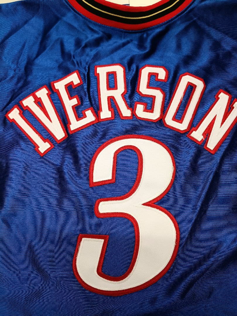 Champion Sixers ユニフォーム 44 Allen Iverson
