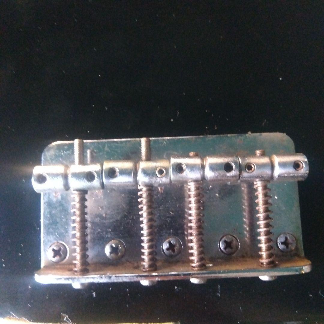 あ*ら様 カスタムエレキベース ブラック/ブラウン！ジャンク…