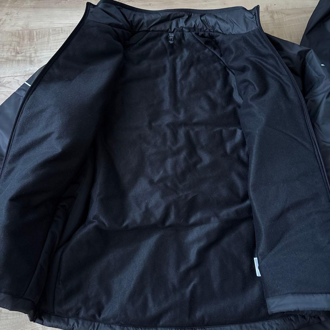 新品　アディダス　メンズ　中綿ウィンドブレーカー　上下セットアップ　黒　L