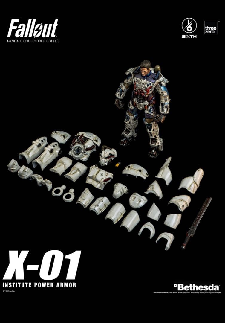 ThreeZero fallout 1/6 X-01 インスティチュートver