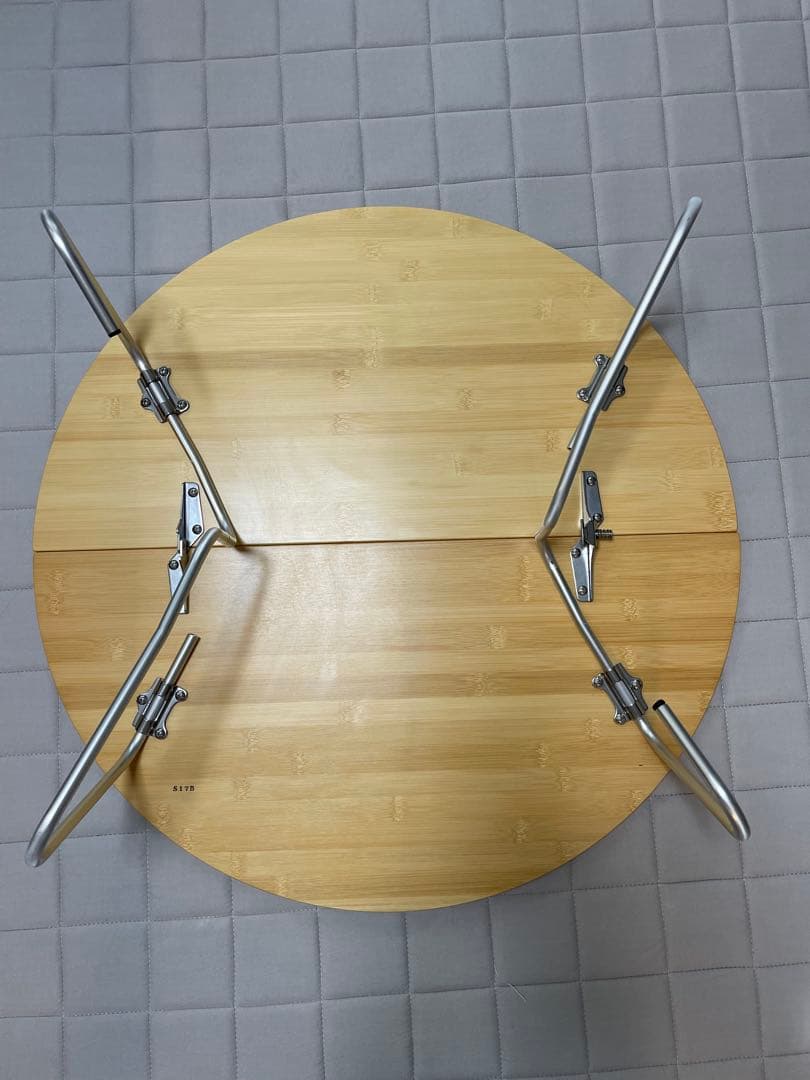 【美品】ワンアクションちゃぶ台竹 M