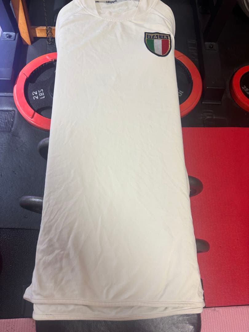 イタリア　代表　カッパ　サッカー　フットサル　カラー　ホワイト　サイズL