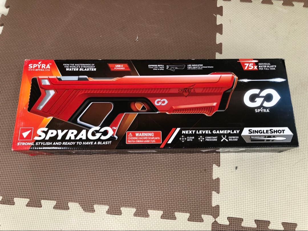 水鉄砲　Spyra Go 赤