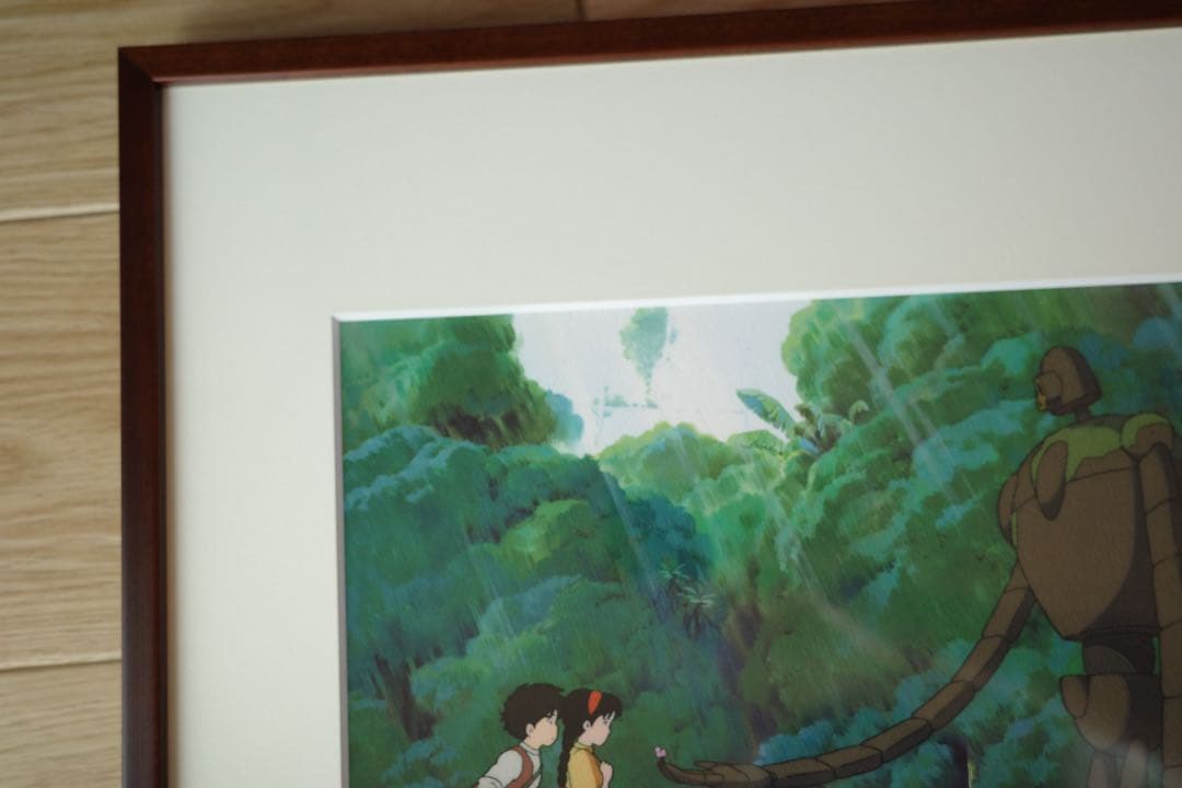 ART OF GHIBLI 天空の城ラピュタ アートフレーム 「手向けの花