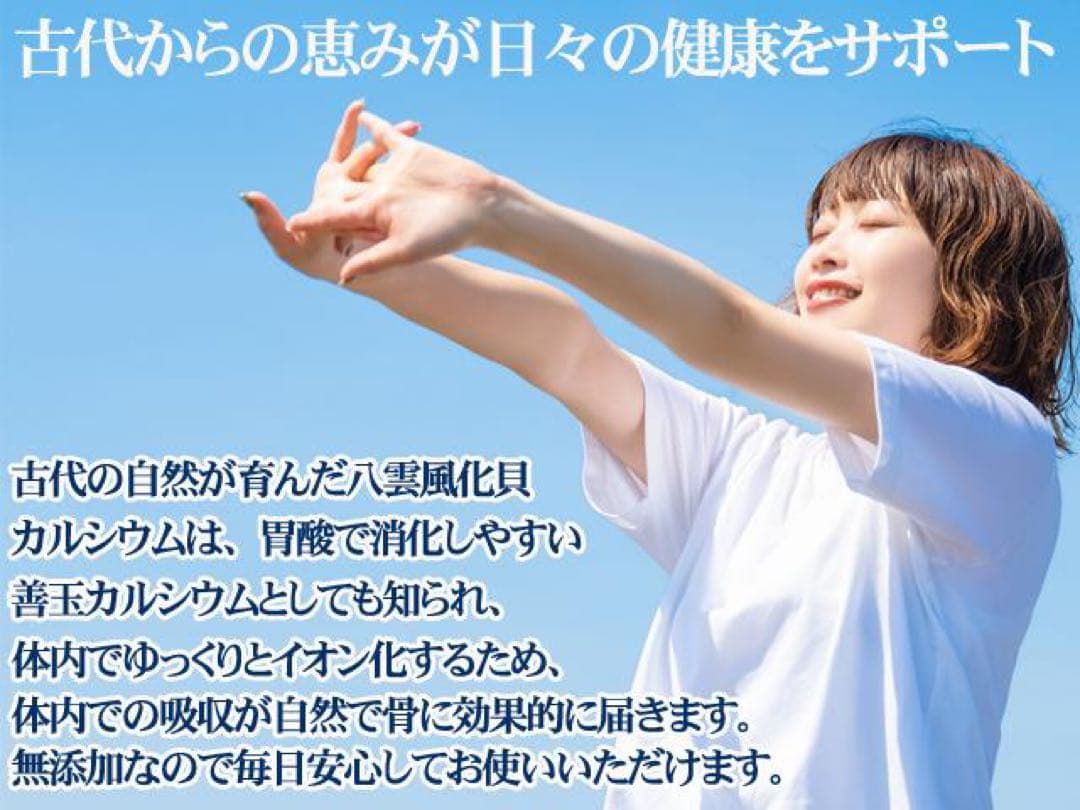 【天然八雲風化貝化石カルシウム950g】北海道八雲町産　粉末