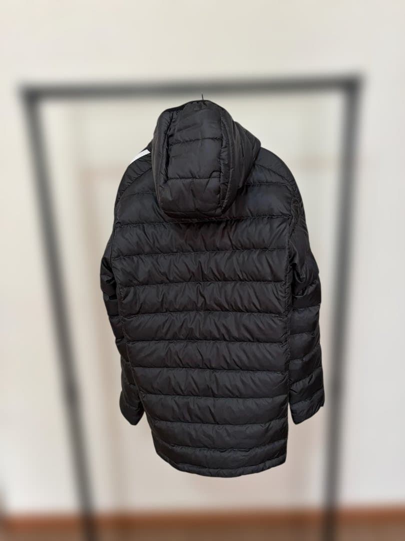 adidas ベンチコート ライトダウン フード付きジャケット アディダス M