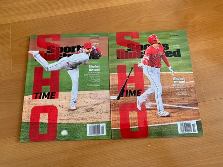 【米雑誌 Sports Illustrated】 大谷選手 二刀流 カバーセット