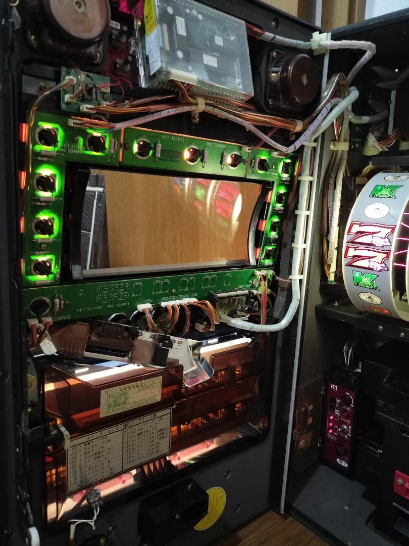 【パチスロ実機】ネット★『初代』ブラックジャック777【不要機付】４号機