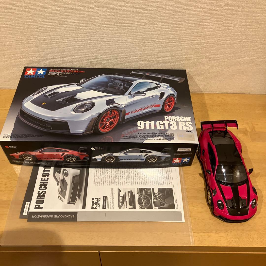 タミヤ　1/24ポルシェ911GT3 RS 塗装済み完成品