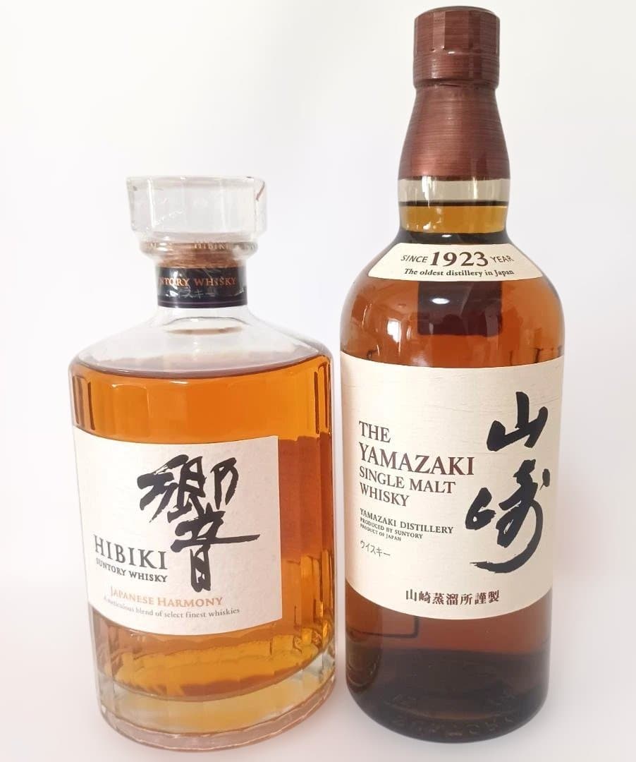 t*m様 【未開封品サントリー ウイスキー 山崎と響 2本セット 内容量700m