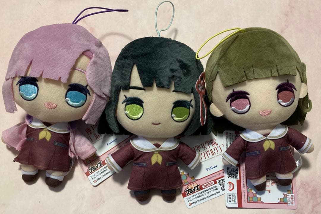 ラブライブ 蓮ノ空女学院 きゅるまるぬいぐるみ 全3種セット 吟子 小鈴 姫芽