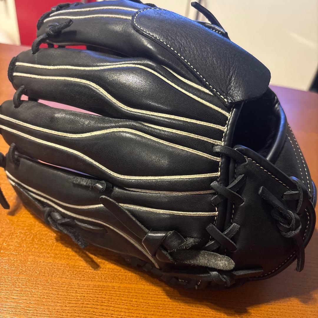 アシックス軟式野球グローブ 黒