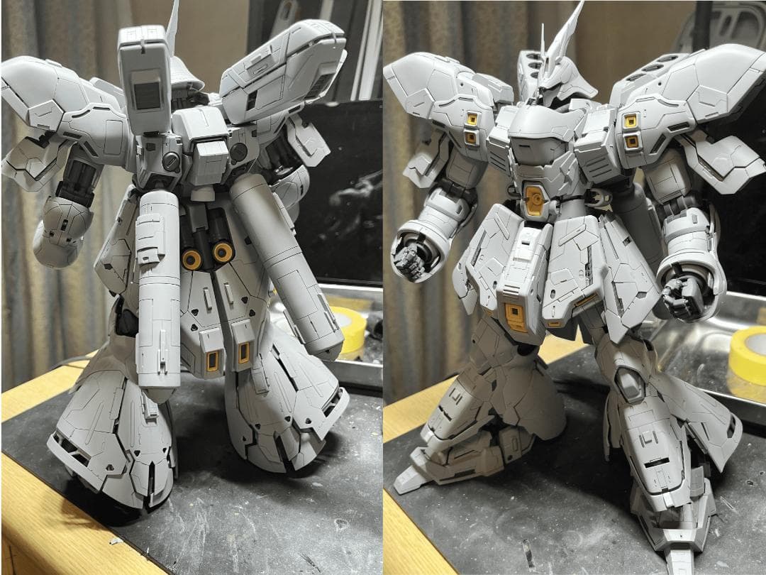 MG 1/100 MSN-04 SAZABI Ver.Ka 全塗装 改修済み