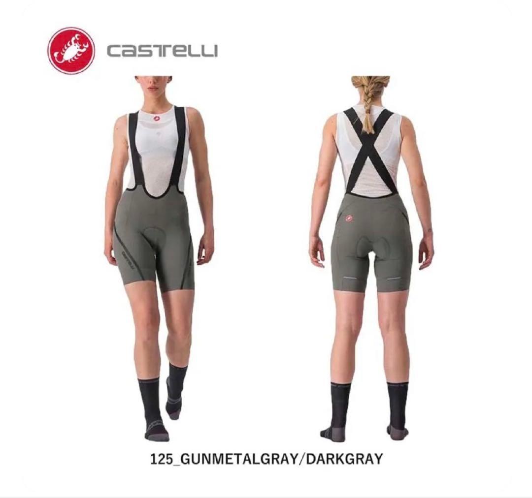 カステリビブタイツ ダークグレー【新品未使用】