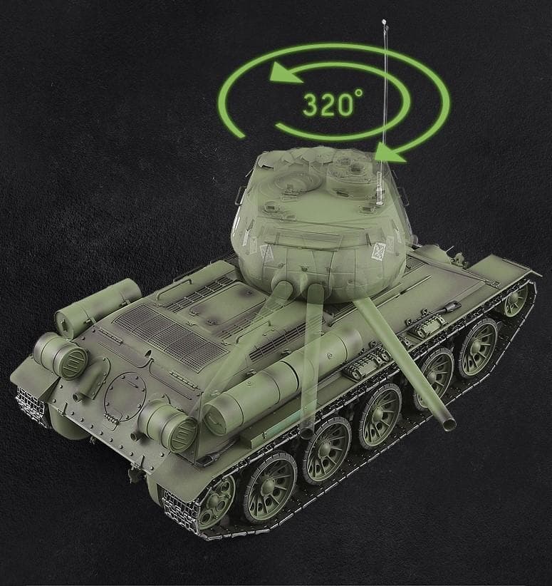 1/16サイズ戦車ラジコン　ソ連T34　ヘンロン3909-1　基板7.0