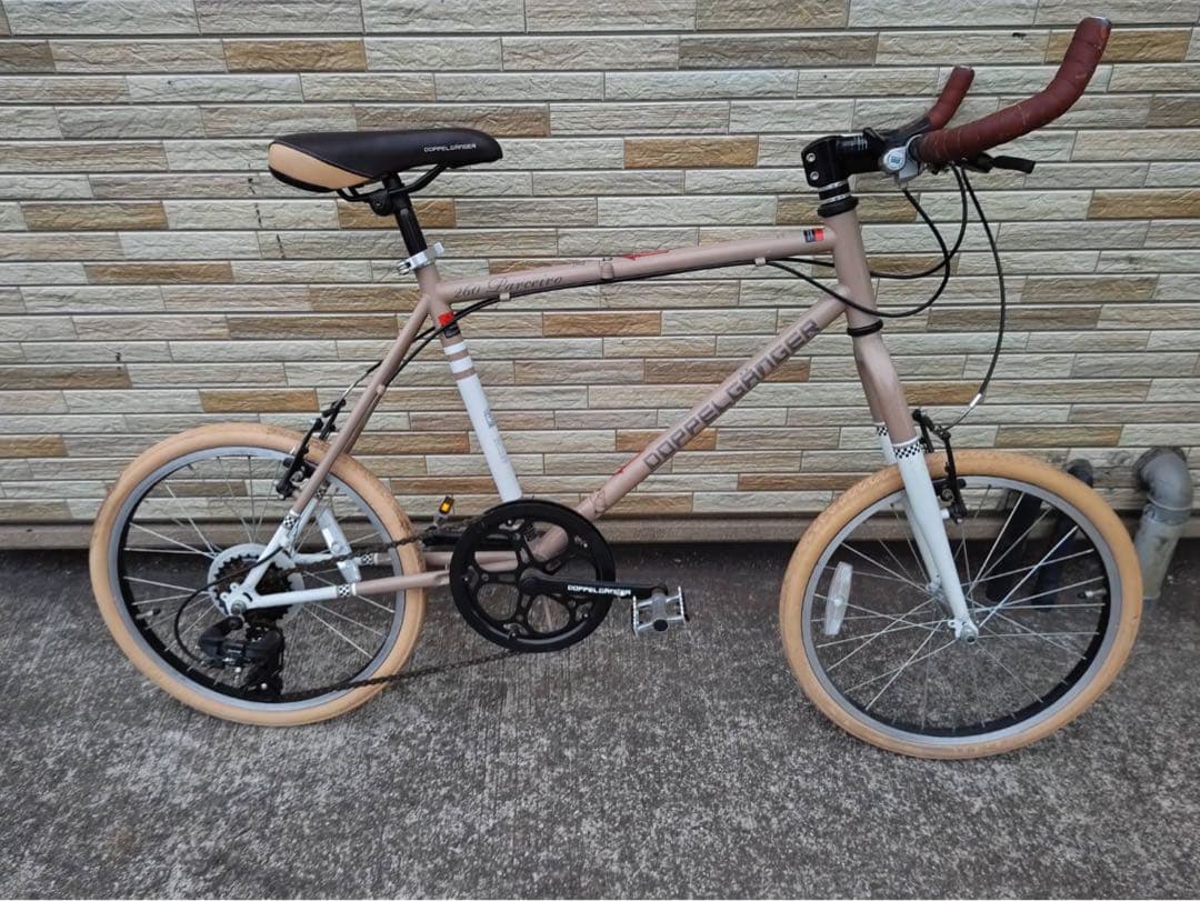 引取限定 中古自転車 7段変速 450MM ミニベロ軽整備済み 防犯登録対応