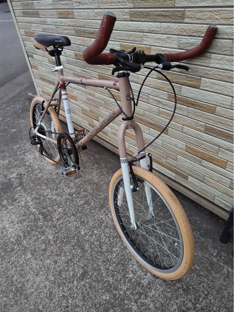 引取限定 中古自転車 7段変速 450MM ミニベロ軽整備済み 防犯登録対応