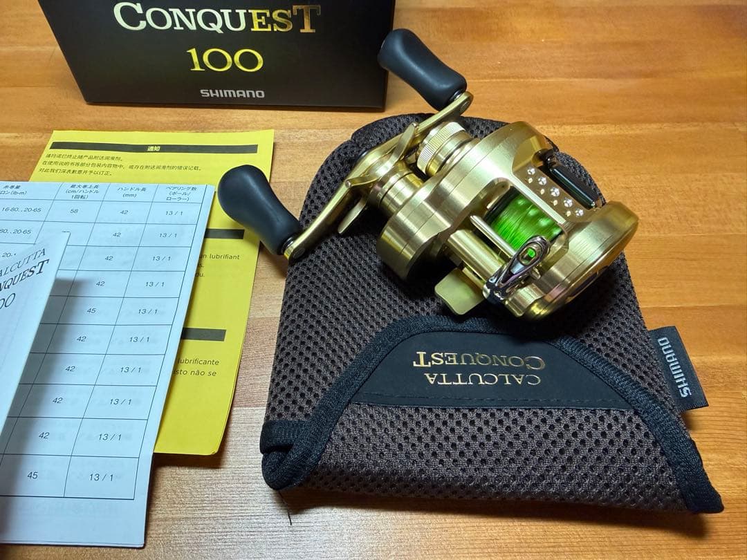 シマノ　21 カルカッタ コンクエスト 100 RIGHT