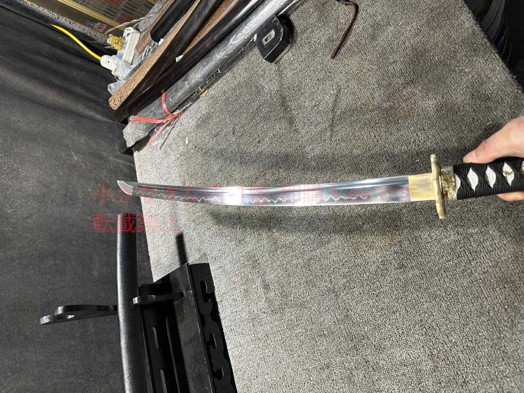 20寸中タイプT10焼刃武士打刀波 古兵器 武具 刀装具 日本刀 模造刀 居合刀
