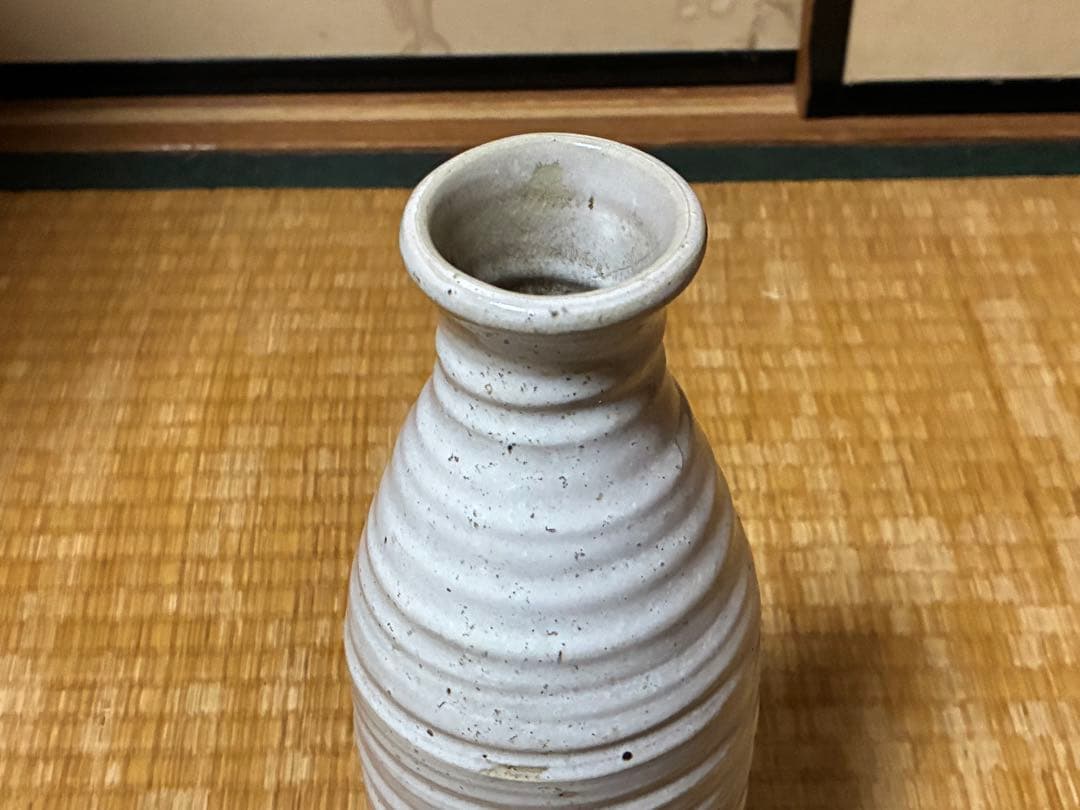 萩焼 花瓶 花入 共箱 十一代 田原陶兵衛