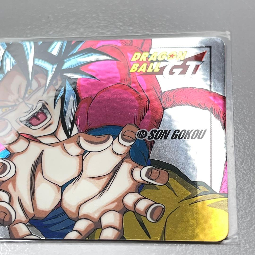 希少　未剥がし　ドラゴンボールGT 孫悟空カード 1991年製　バンダイ　04