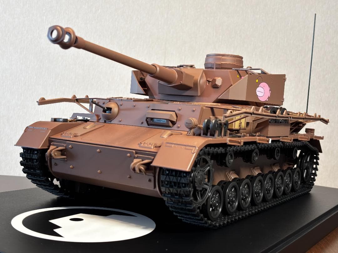 アシェット1/12 ガールズアンドパンツァーⅣ号戦車Ｈ型（Ｄ型改）完成品