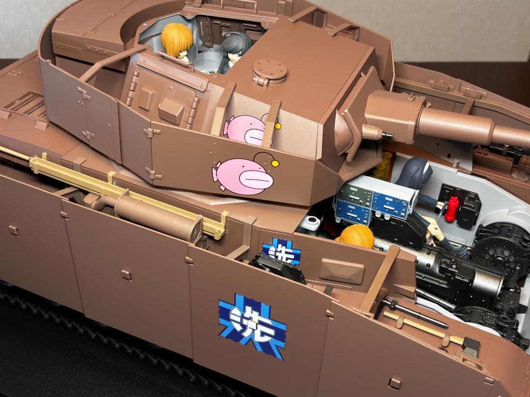 アシェット1/12 ガールズアンドパンツァーⅣ号戦車Ｈ型（Ｄ型改）完成品